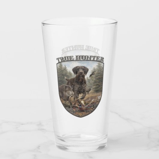 German Wirehaired Pointer タンブラーグラス (裏面)