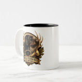 German Wirehaired Pointer ツートーンマグカップ (正面左)