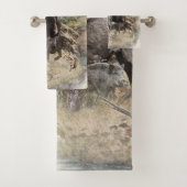 German Wirehaired Pointer バスタオルセット (インサイチュ)