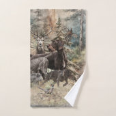 German Wirehaired Pointer バスタオルセット (ハンドタオル)