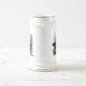 German Wirehaired Pointer  ビールジョッキ (中央)