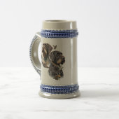 German Wirehaired Pointer ビールジョッキ (正面左)
