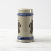 German Wirehaired Pointer ビールジョッキ (中央)