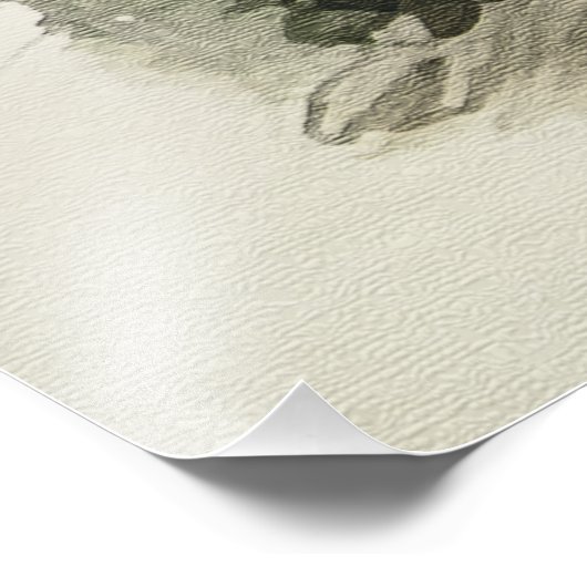 German Wirehaired Pointer フォトプリント (角)