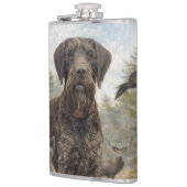 German Wirehaired Pointer フラスク (左)