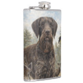 German Wirehaired Pointer フラスク (右)