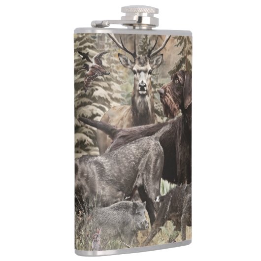 German Wirehaired Pointer フラスク (右)