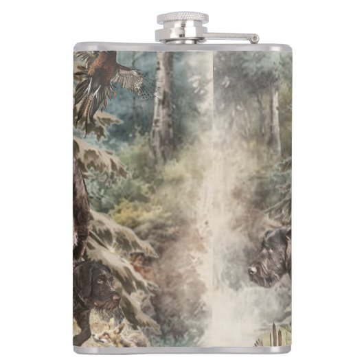 German Wirehaired Pointer フラスク (裏面)