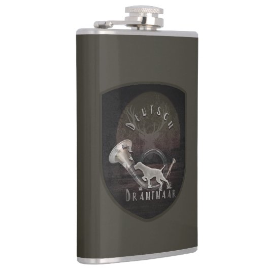 German Wirehaired Pointer フラスク (右)