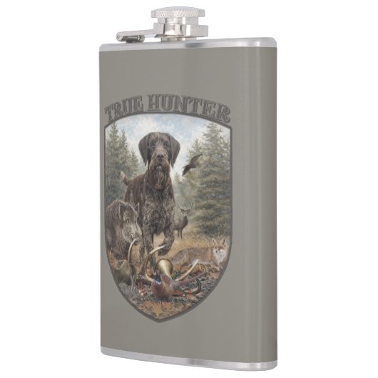 German Wirehaired Pointer フラスク (左)