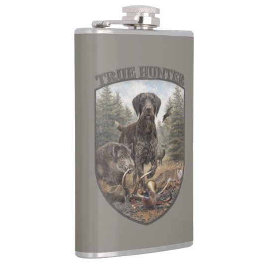 German Wirehaired Pointer フラスク (右)