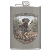 German Wirehaired Pointer フラスク (正面)