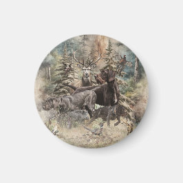 German Wirehaired Pointer マグネット