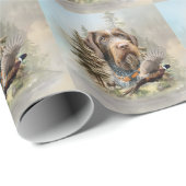 German Wirehaired Pointer ラッピングペーパー (ロールコーナー)