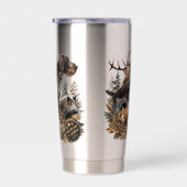 German Wirehaired Pointer 保温保冷タンブラー (右面)