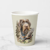 German Wirehaired Pointer 紙コップ (正面)