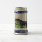 German Wirehaired Pointer Beer Stein ビールジョッキ (中央)