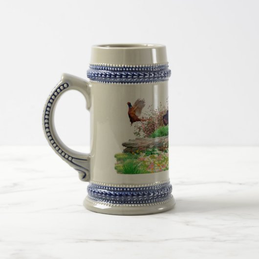 German Wirehaired Pointer Beer Stein ビールジョッキ (左)