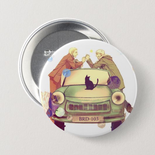 Germancest - Hetalia 缶バッジ (正面&裏面)