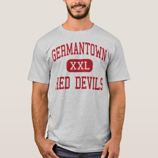 Germantown -赤い悪魔-高Germantown Tシャツ (正面)