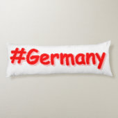 「#Germany」かわいいデザイン。買今 ボディピロー (裏面)