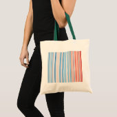 Germany 1918 - 2018 Climate Stripes トートバッグ (正面(商品))