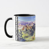 " Germany: 2021 - Alps Berchtesgaden Panorama Mug マグカップ (左)