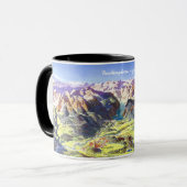 " Germany: 2021 - Alps Berchtesgaden Panorama Mug マグカップ (正面左)