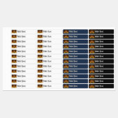 Germany Art Deco Flag | Custom Iron-On Name Label ラベル (シート)