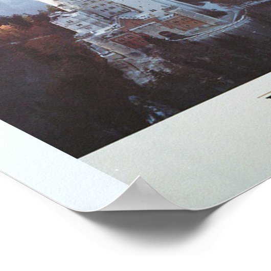 Germany Castle in the Mountains ポスター (角)