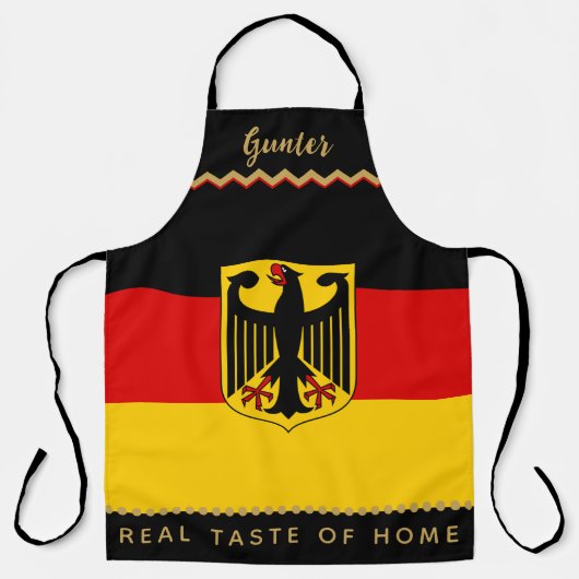 Germany Chefs Apron, Kitchen, German Flag Apron エプロン (正面)