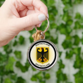 Germany Coat of Arms Circle Shape キーホルダー (手)