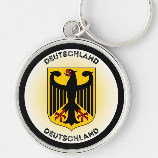 Germany Coat of Arms Circle Shape キーホルダー (正面)
