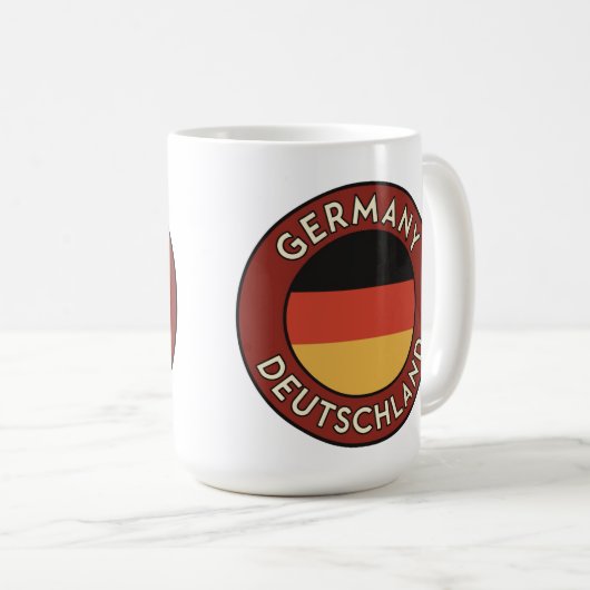 Germany, deutschland コーヒーマグカップ (正面右)