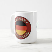Germany, deutschland コーヒーマグカップ (正面左)