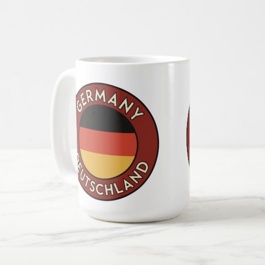 Germany, deutschland コーヒーマグカップ (正面左)