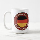 Germany, deutschland コーヒーマグカップ (左)
