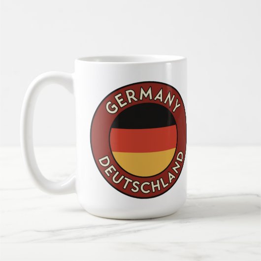 Germany, deutschland コーヒーマグカップ (左)