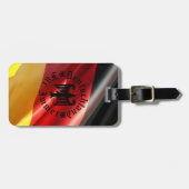 Germany/Deutschland Forever/black eagle/flag ラゲッジタグ (正面横)