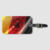 Germany/Deutschland Forever/black eagle/flag ラゲッジタグ (正面横)