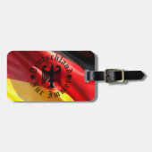 Germany/Deutschland Forever/black eagle/flag ラゲッジタグ (正面横)
