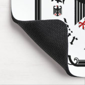 Germany/Deutschland Forever/federal black eagle マウスパッド (コーナー)