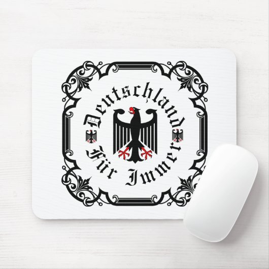 Germany/Deutschland Forever/federal black eagle マウスパッド (マウス)