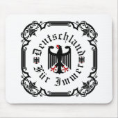 Germany/Deutschland Forever/federal black eagle マウスパッド (正面)