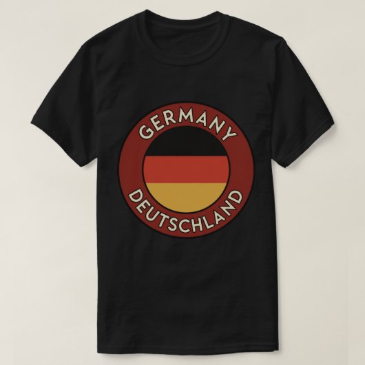 Germany, deutschland tシャツ (デザイン正面)
