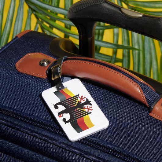 Germany Federal Eagle Coat of Arms ラゲッジタグ (正面インサイチュ1)