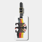 Germany Federal Eagle Coat of Arms ラゲッジタグ (正面縦)