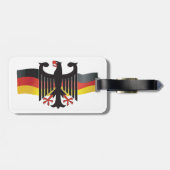 Germany Federal Eagle Coat of Arms ラゲッジタグ (裏面横)