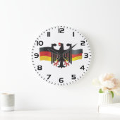 Germany Federal Eagle Coat of Arms ラージ壁時計 (ホーム)