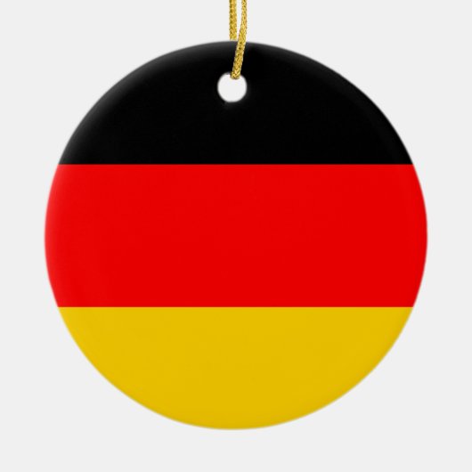 Germany Flag セラミックオーナメント (正面)